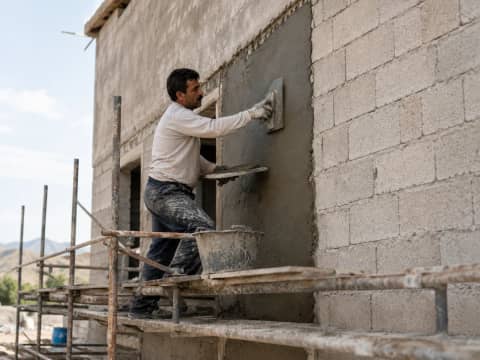 سیمان کاری