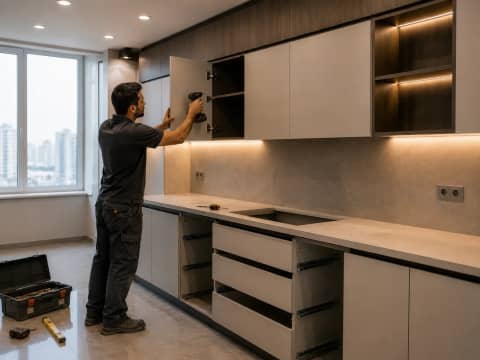 طراحی و ساخت کابینت