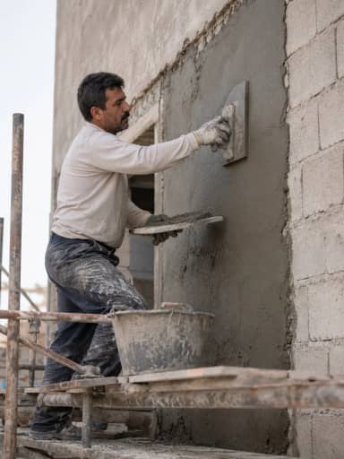 سیمان کاری